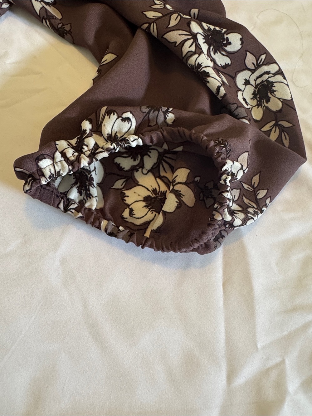 Maurices Brown Floral Scoop Neck Tunic - Picture 4 of 5